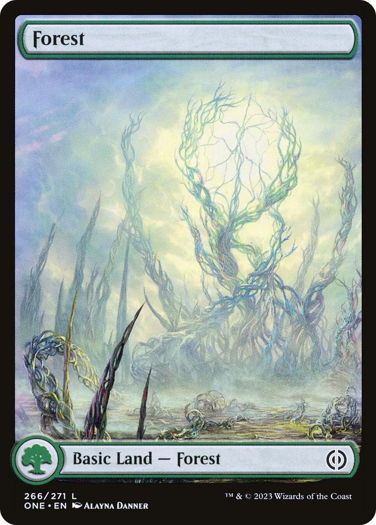 Forest (266) (Full-Art) [Phyrexia: All Will Be One]-1