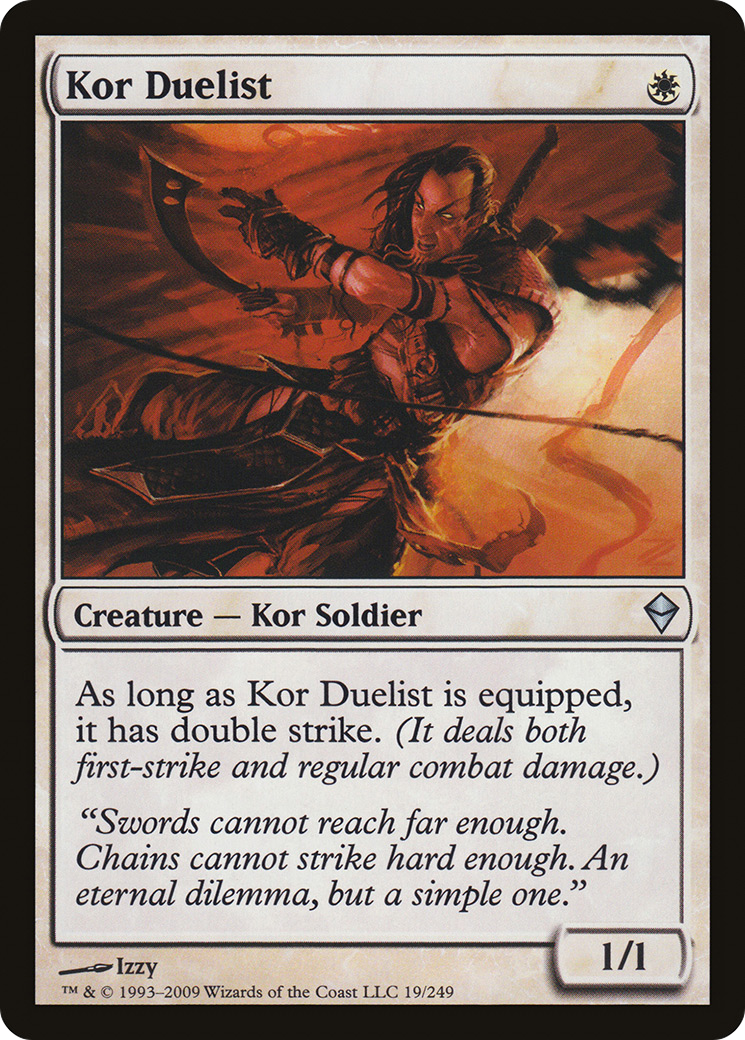 Kor Duelist [Zendikar]-1