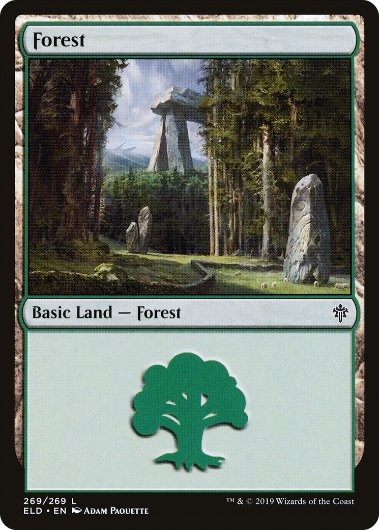 Forest (269) [Throne of Eldraine]-1