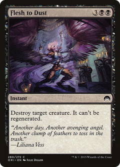 Flesh to Dust (ORI-280) - Magic Origins Foil-1