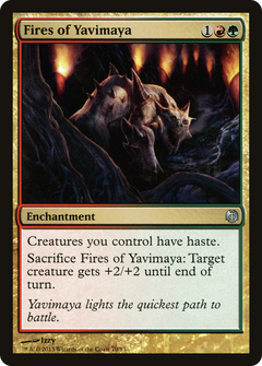 Fires of Yavimaya [Duel Decks: Heroes vs. Monsters]-1