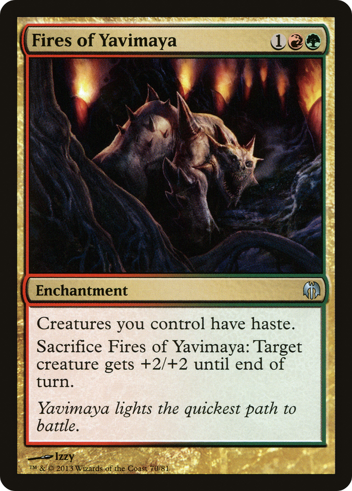 Fires of Yavimaya [Duel Decks: Heroes vs. Monsters]