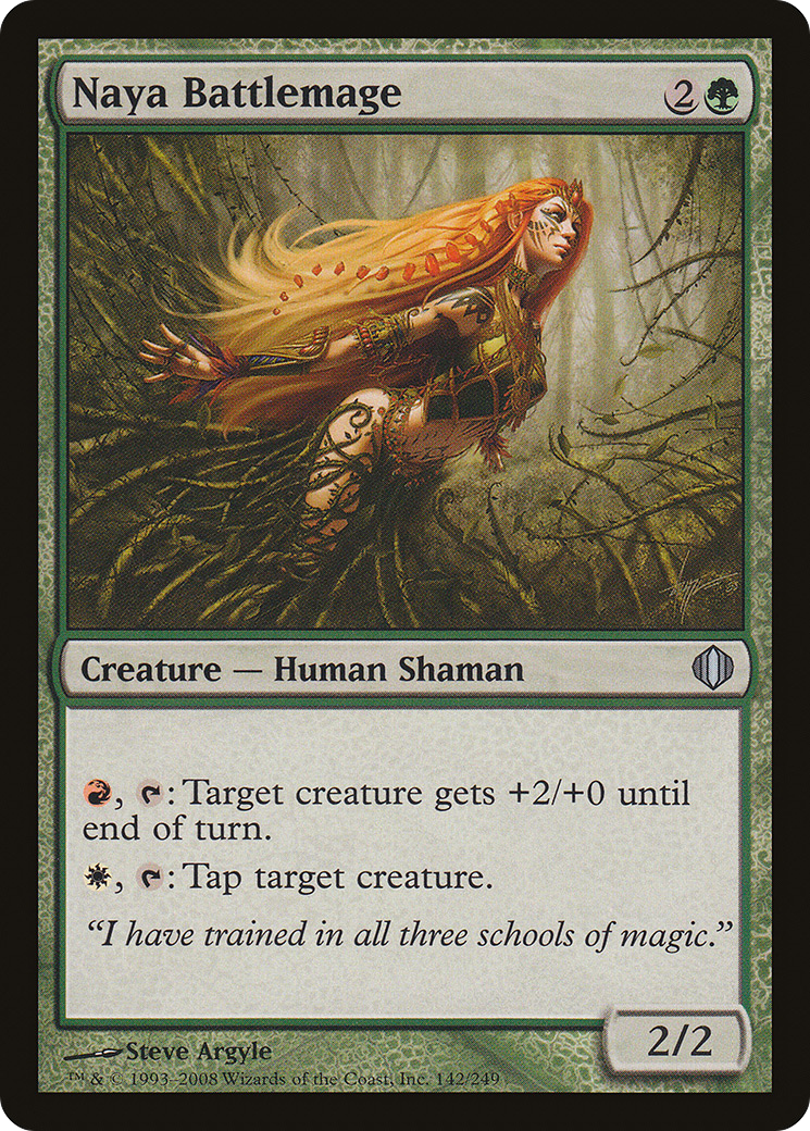 Naya Battlemage [Shards of Alara]-1