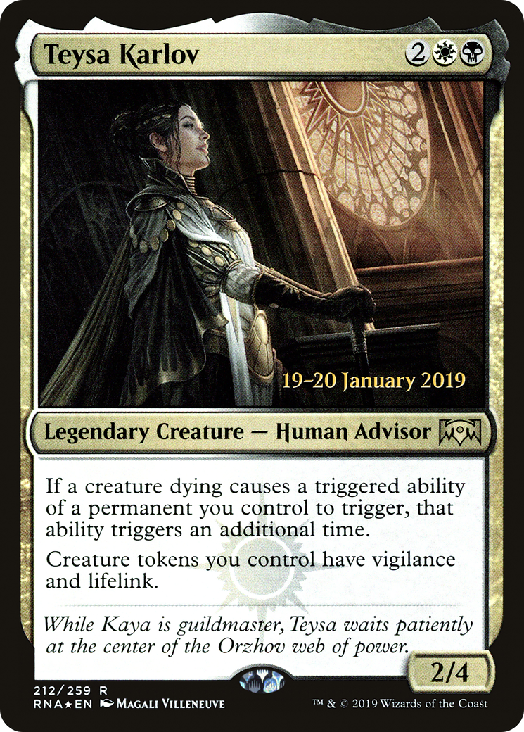 Teysa Karlov [Ravnica Allegiance Prerelease Promos]-1
