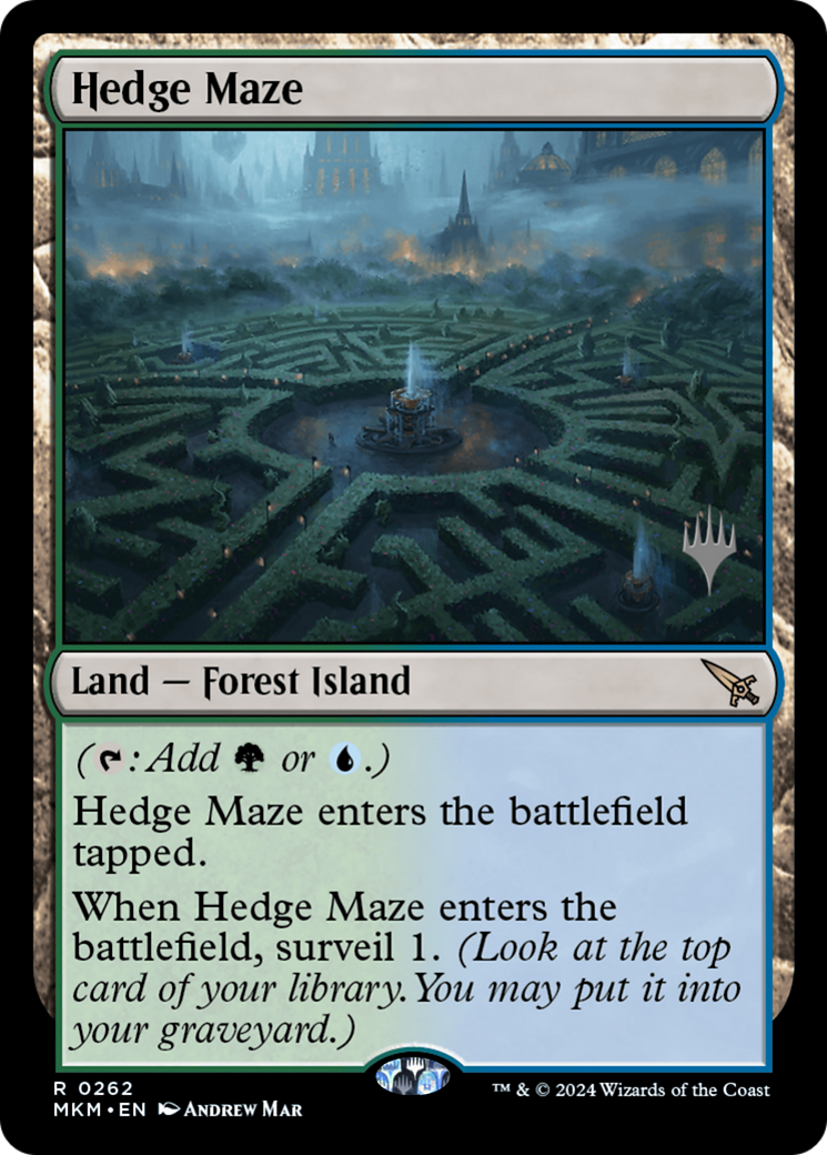 Hedge Maze (Promo Pack) [Murders at Karlov Manor Promos]-1