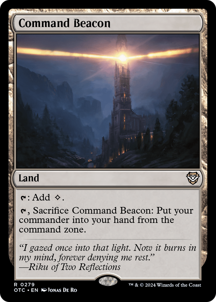 Command Beacon [Outlaws of Thunder Junction Commander]-1