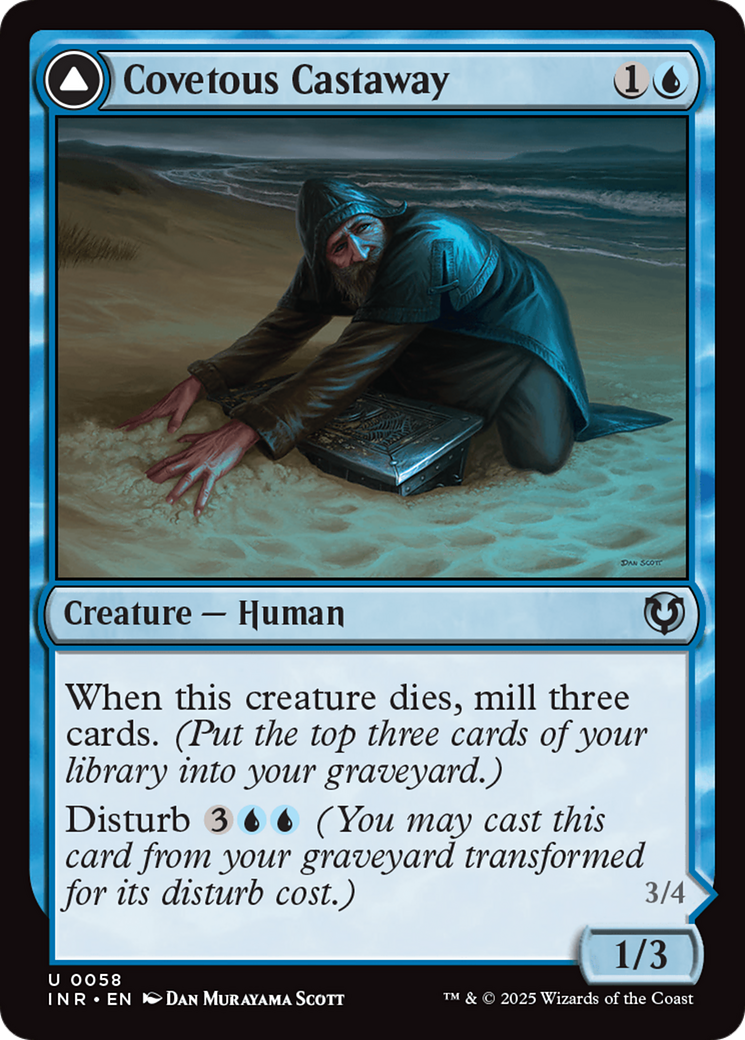 Covetous Castaway // Ghostly Castigator [Innistrad Remastered]-5