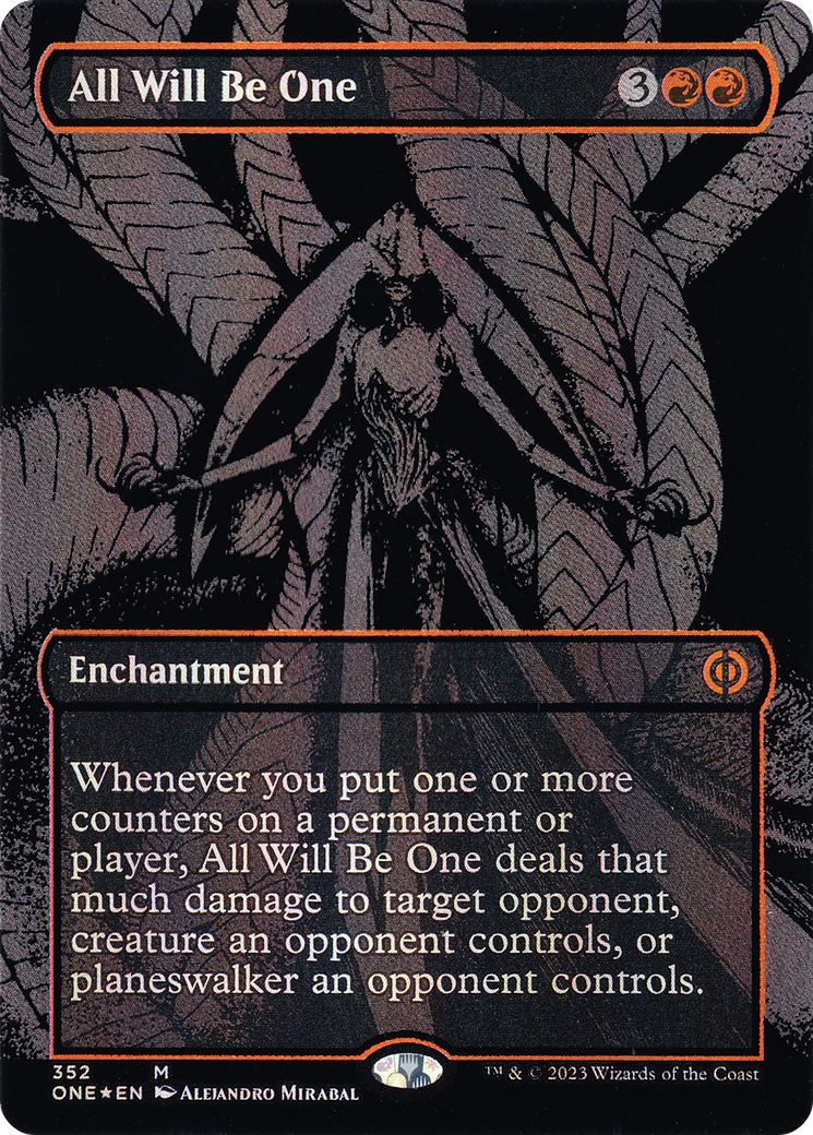 All Will Be One (Oil Slick Raised Foil) [Phyrexia: All Will Be One]-1