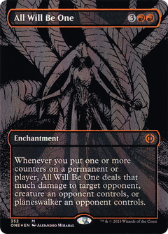 All Will Be One (Oil Slick Raised Foil) [Phyrexia: All Will Be One]-1