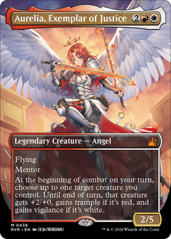 Aurelia, Exemplar of Justice (Anime Borderless) [Ravnica Remastered]-1