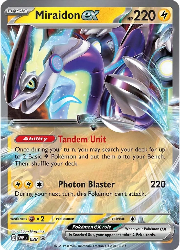 Miraidon ex (028) [Scarlet & Violet: Black Star Promos]-1