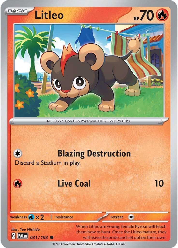 Litleo (031/193) [Scarlet & Violet: Paldea Evolved]-1