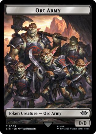 Orc Army Token (05) [The Lord of the Rings: Tales of Middle-Earth Tokens]-1