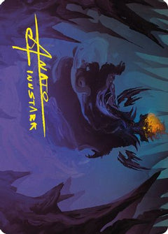 Sauron, the Necromancer Art Card (Gold-Stamped Signature) (ASLTR-042) - Art Series: Universes Beyond: The Lord of the Rings: Tales of Middle-earth-1