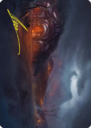 Field of Ruin Art Card (Gold-Stamped Signature) (ASLTR-077) - Art Series: Universes Beyond: The Lord of the Rings: Tales of Middle-earth-1