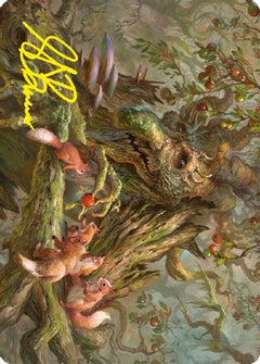 Generous Ent Art Card (Gold-Stamped Signature) (ASLTR-011) - Art Series: Universes Beyond: The Lord of the Rings: Tales of Middle-earth-1