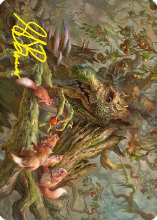 Generous Ent Art Card (Gold-Stamped Signature) (ASLTR-011) - Art Series: Universes Beyond: The Lord of the Rings: Tales of Middle-earth-1