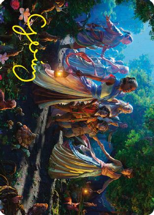 Realm Seekers Art Card (Gold-Stamped Signature) (ASLTR-074) - Art Series: Universes Beyond: The Lord of the Rings: Tales of Middle-earth