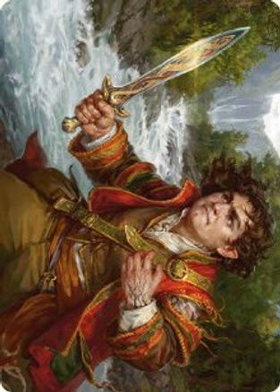 Frodo Baggins Art Card (16/81) (ASLTR-016) - Art Series: Universes Beyond: The Lord of the Rings: Tales of Middle-earth-1