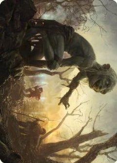 Smeagol, Helpful Guide Art Card (ASLTR-024) - Art Series: Universes Beyond: The Lord of the Rings: Tales of Middle-earth-1