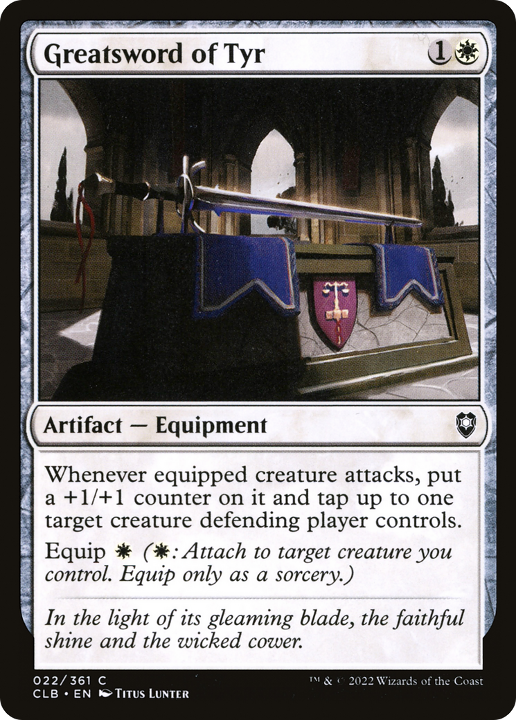 Greatsword of Tyr [Commander Legends: Battle for Baldur's Gate]-1