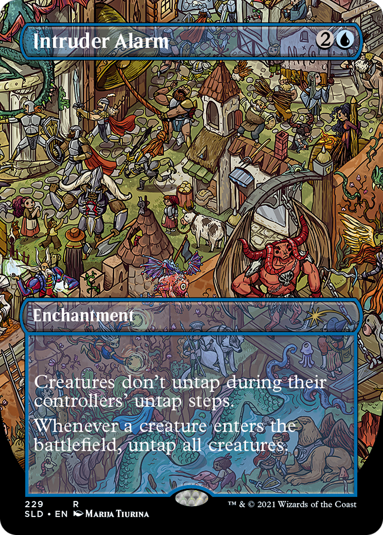 Intruder Alarm (Borderless) [Secret Lair Drop Series]-1