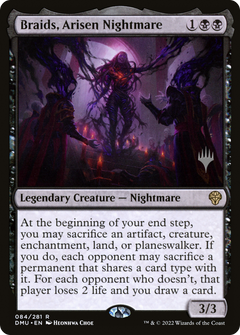 Braids, Arisen Nightmare (Promo Pack) [Dominaria United Promos]-1