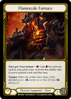 Flamescale Furnace (Golden) [FAB087] (Promo)  Cold Foil-1