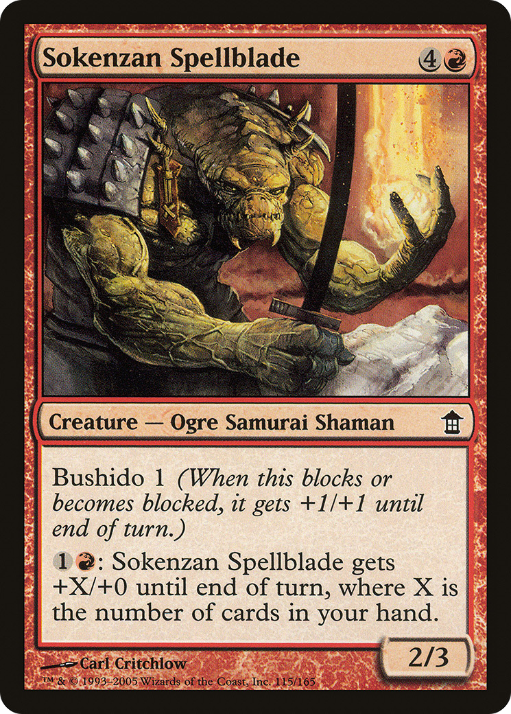 Sokenzan Spellblade [Saviors of Kamigawa]-1