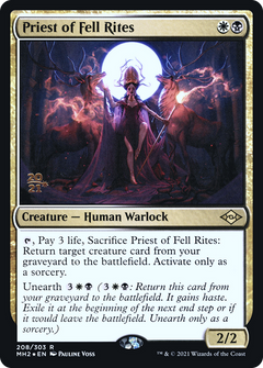 Priest of Fell Rites [Modern Horizons 2 Prerelease Promos]-1