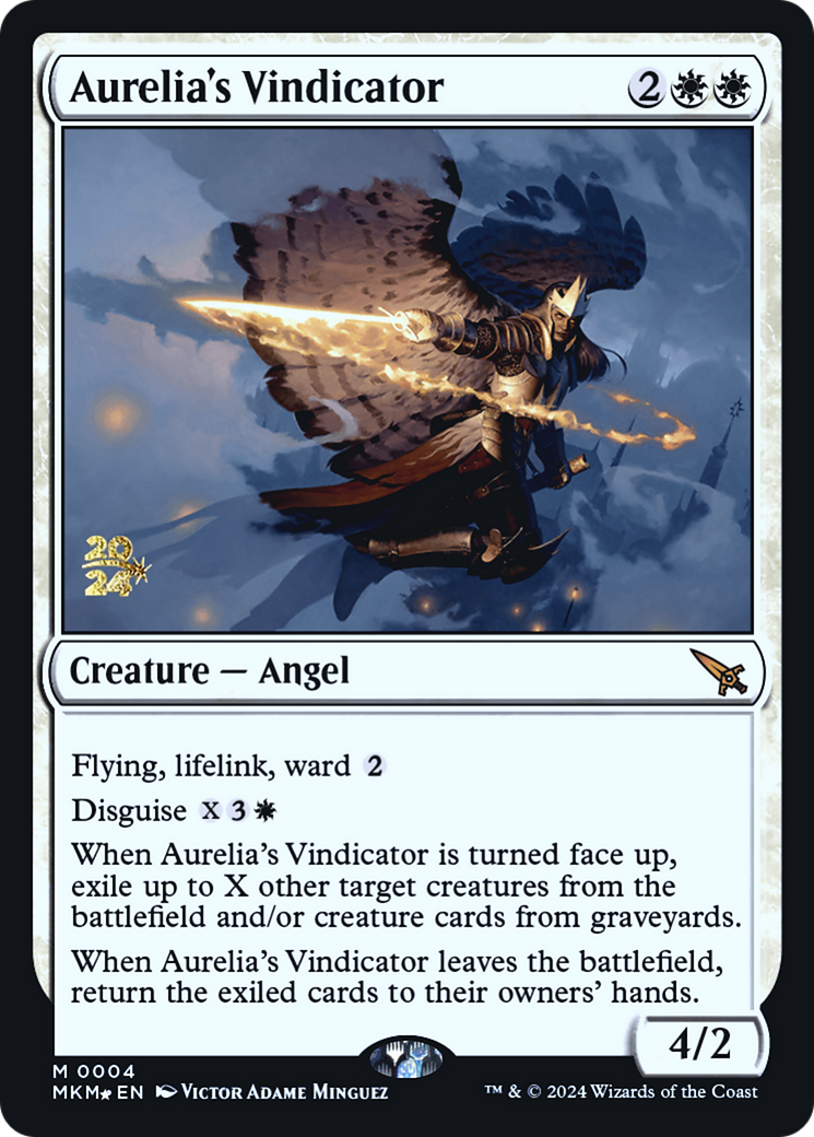 Aurelia's Vindicator [Murders at Karlov Manor Prerelease Promos]-1