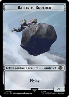 Ballistic Boulder // Food Token (10) Double-Sided Token [The Lord of the Rings: Tales of Middle-Earth Tokens]-4
