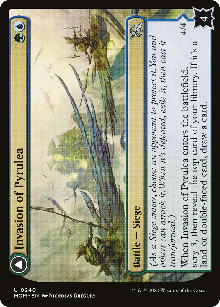 Invasion of Pyrulea // Gargantuan Slabhorn [March of the Machine]-3