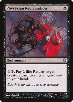 Phyrexian Reclamation [Commander 2013]-1
