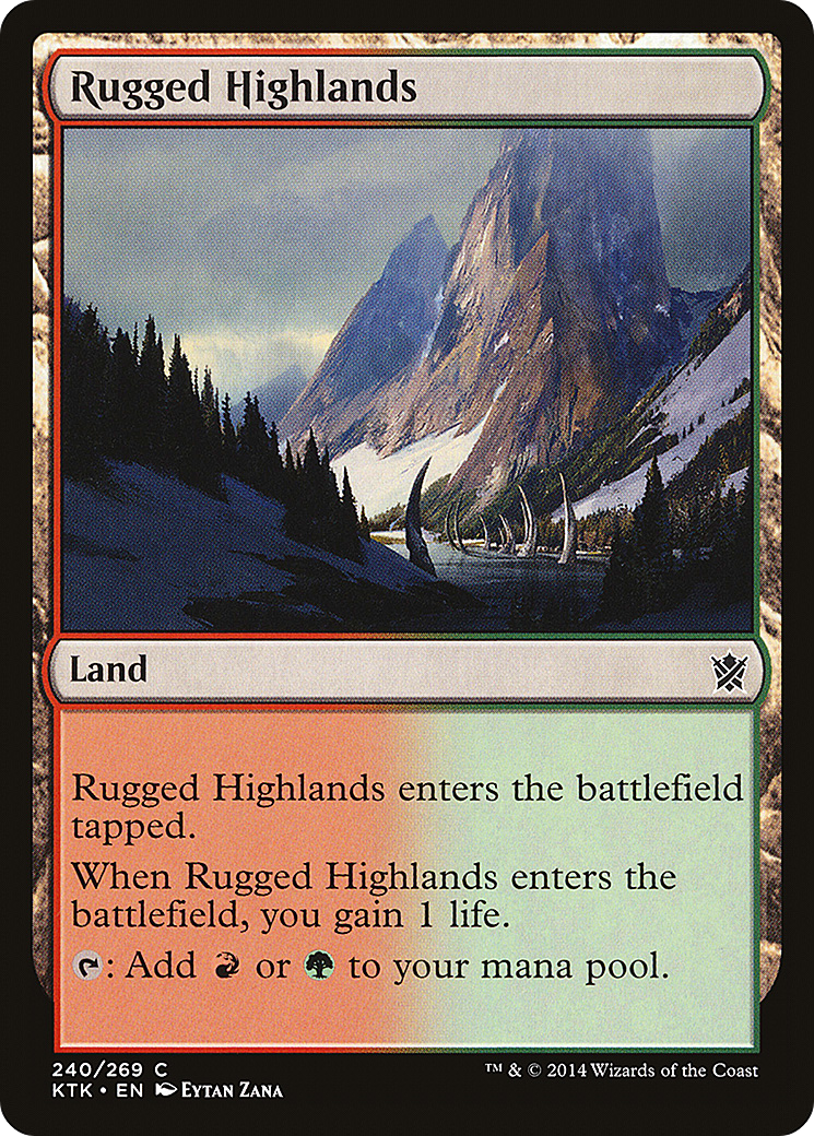 Rugged Highlands [Khans of Tarkir]-1