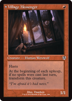Village Messenger (Retro Frame) (INR-466) - Innistrad Remastered Foil-1