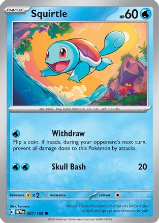 Squirtle (007/165) [Scarlet & Violet 151]-1