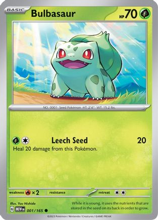 Bulbasaur (001/165) [Scarlet & Violet 151]-1