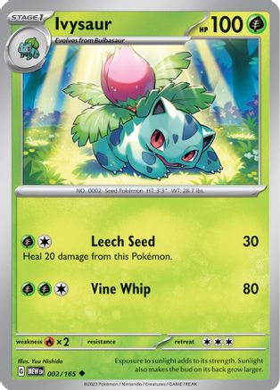 Ivysaur (002/165) [Scarlet & Violet 151]-1