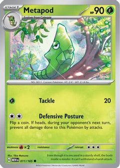 Metapod (011/165) [Scarlet & Violet 151]-1