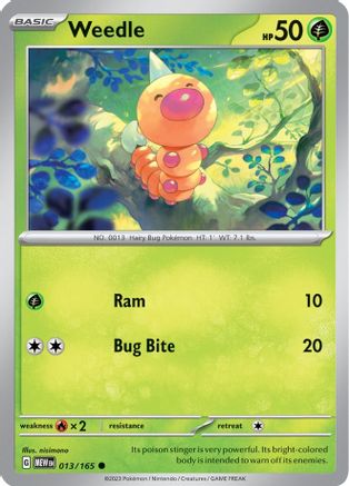 Weedle (013/165) [Scarlet & Violet 151]-1