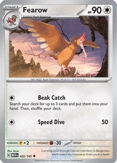 Fearow (022/165) [Scarlet & Violet 151]-1