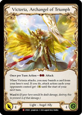 Figment of Triumph // Victoria, Archangel of Triumph (DTD011) - Dusk till Dawn Rainbow Foil-1