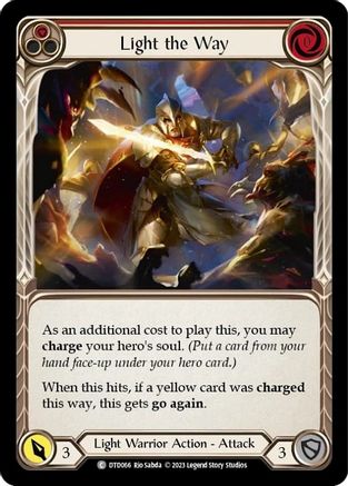 Light the Way (Red) [DTD066] (Dusk Till Dawn)  Rainbow Foil-1