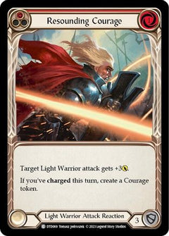Resounding Courage (Red) [DTD069] (Dusk Till Dawn)  Rainbow Foil-1