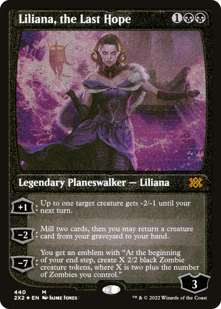 Liliana, the Last Hope (Foil Etched) [Double Masters 2022]-1
