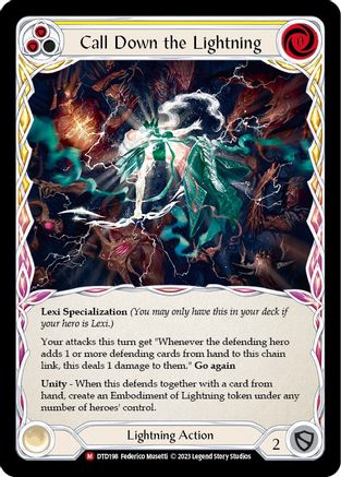 Call Down the Lightning [DTD198] (Dusk Till Dawn)  Rainbow Foil-1