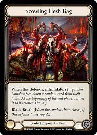 Scowling Flesh Bag [DTD200] (Dusk Till Dawn)  Rainbow Foil