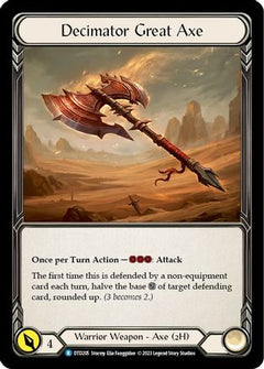 Decimator Great Axe [DTD205] (Dusk Till Dawn)  Cold Foil-1