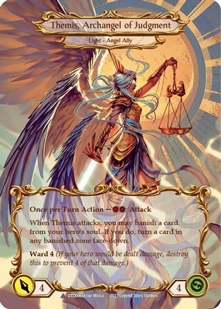 Figment of Judgment // Themis, Archangel of Judgment (Marvel) [DTD006] (Dusk Till Dawn)  Cold Foil-3
